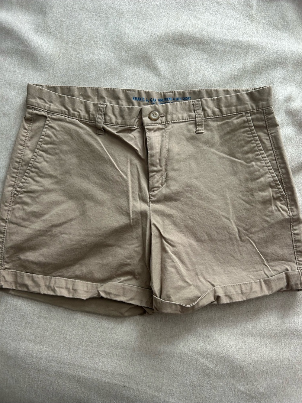 GAP Women's Tan Chino Bermuda Shorts